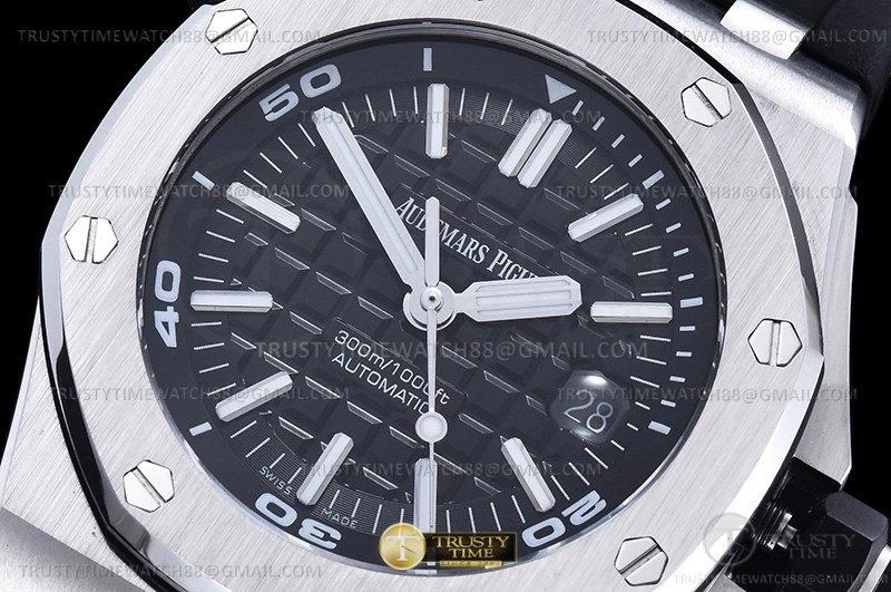 Affordable Royal Oak Offshore Diver 15703 SS RU Black APSF MY9015