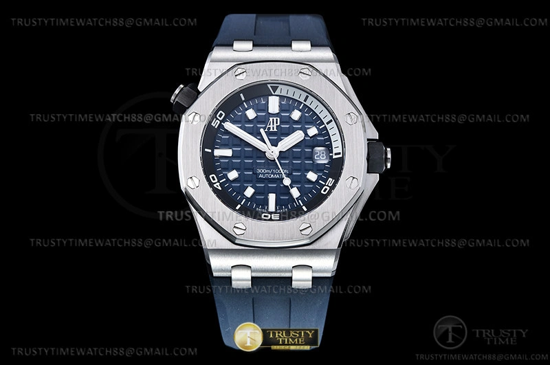 Royal Oak Offshore Diver 15720 SS RU Blue APF A4308