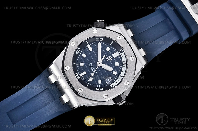 Hyper Peter Royal Oak Offshore Diver 15720 SS RU Blue APF A4308
