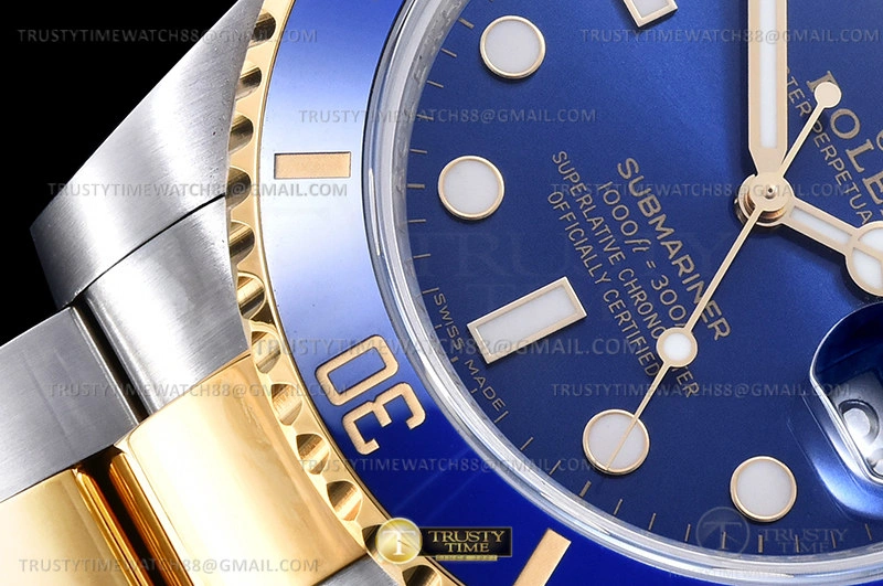 Submariner 116613LB Wrp 904 YG SS Blue KF VR3135
