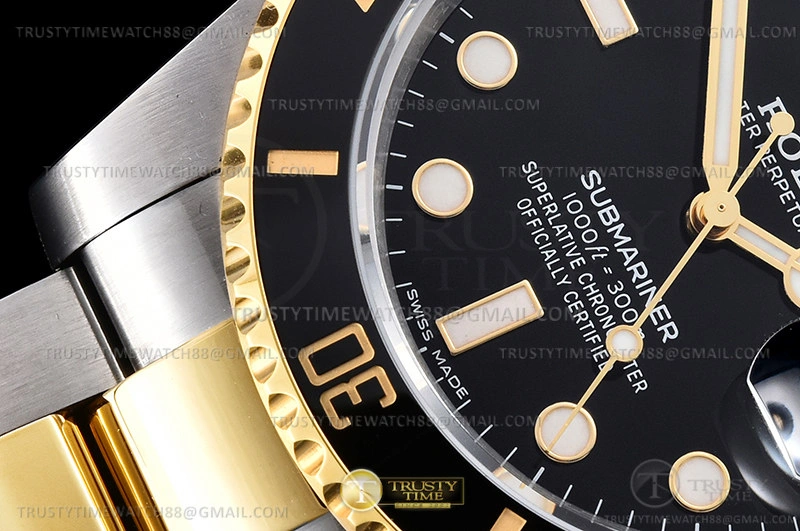 Submariner 116613LN 904 YG SS Black KING VS3135