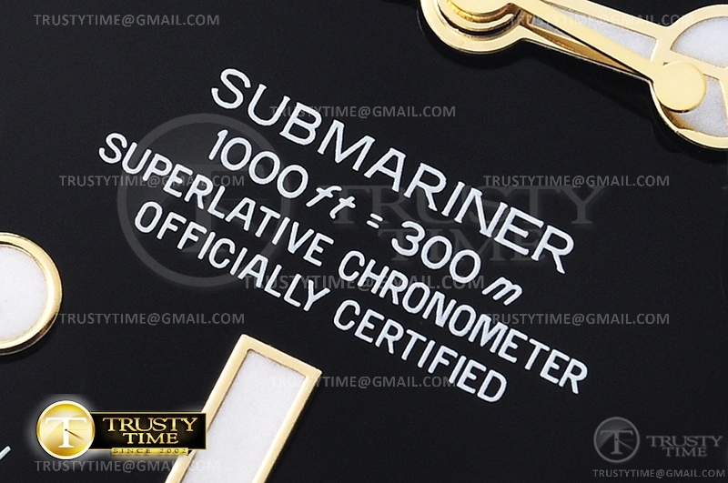 MiroTime Submariner 116613LN 904L YG SS Black ARF V3 A2824