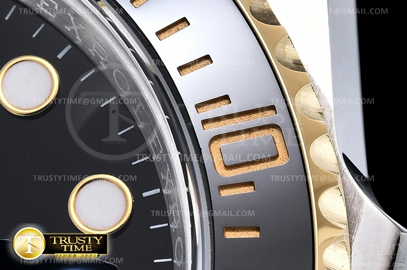 MiroTime Submariner 116613LN 904L YG SS Black ARF V3 A2824