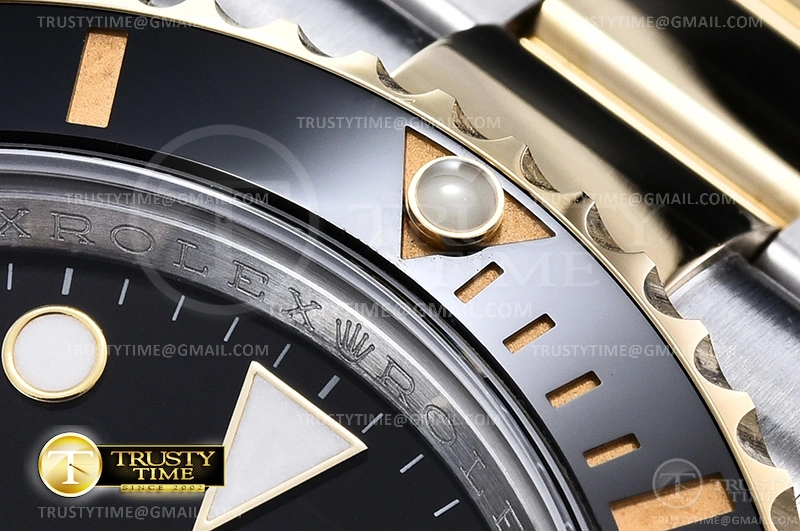 MiroTime Submariner 116613LN 904L YG SS Black ARF V3 A2824