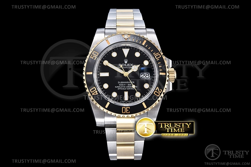 Submariner 116613LN 904L YG SS Black ARF V3 A2824