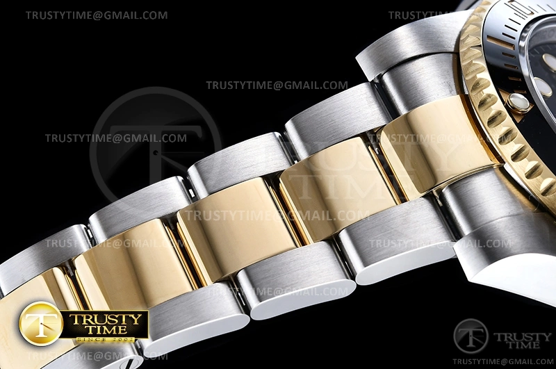 MiroTime Submariner 116613LN 904L YG SS Black ARF V3 A2824