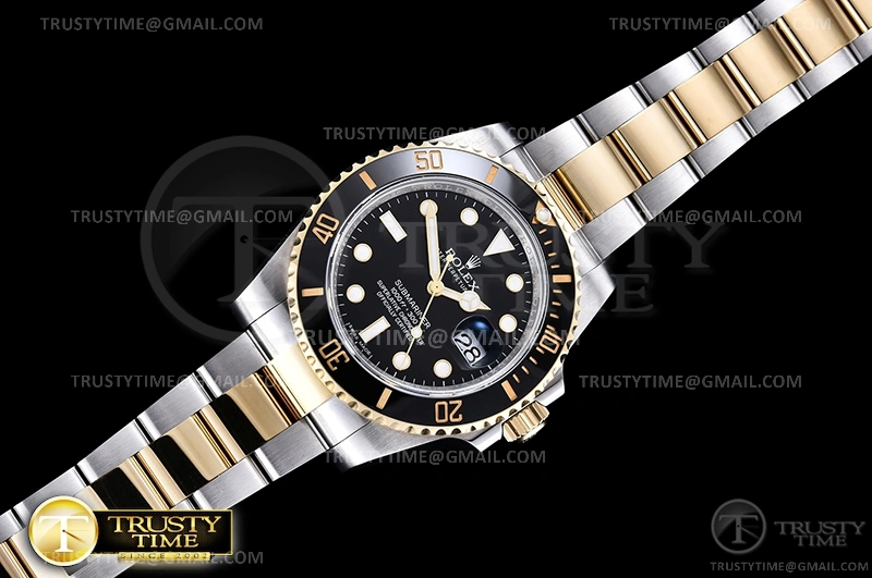 Submariner 116613LN 904L YG SS Black ARF V3 SH3135