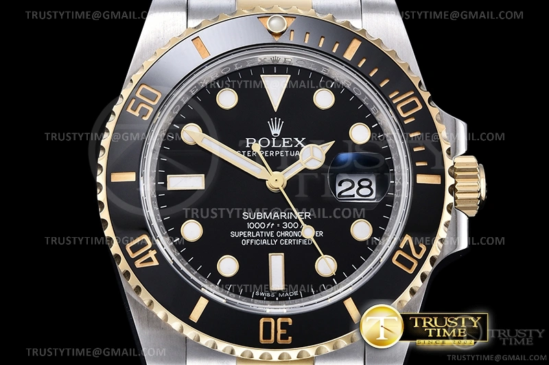 Submariner 116613LN 904L YG SS Black ARF V3 SH3135