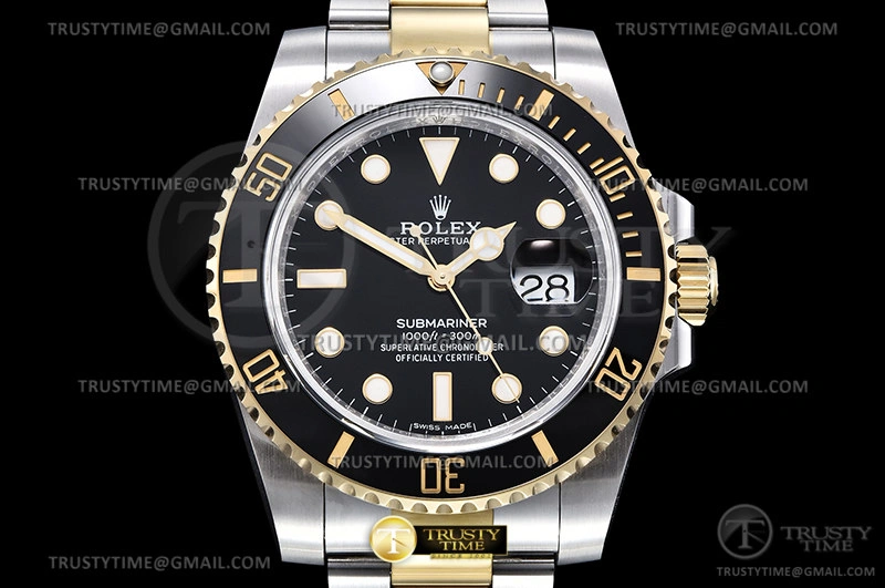 Submariner 116613LN 904L YG SS Black GMF V2 VR3135