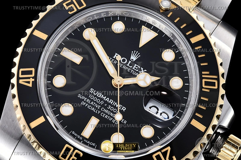 Submariner 116613LN 904L YG SS Black GMF V2 VR3135