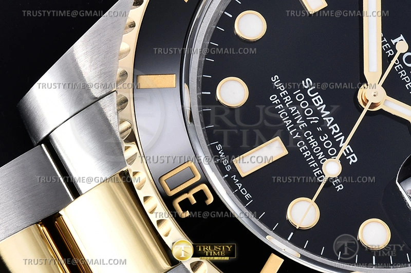 Submariner 116613LN 904L YG SS Black GMF V2 VR3135