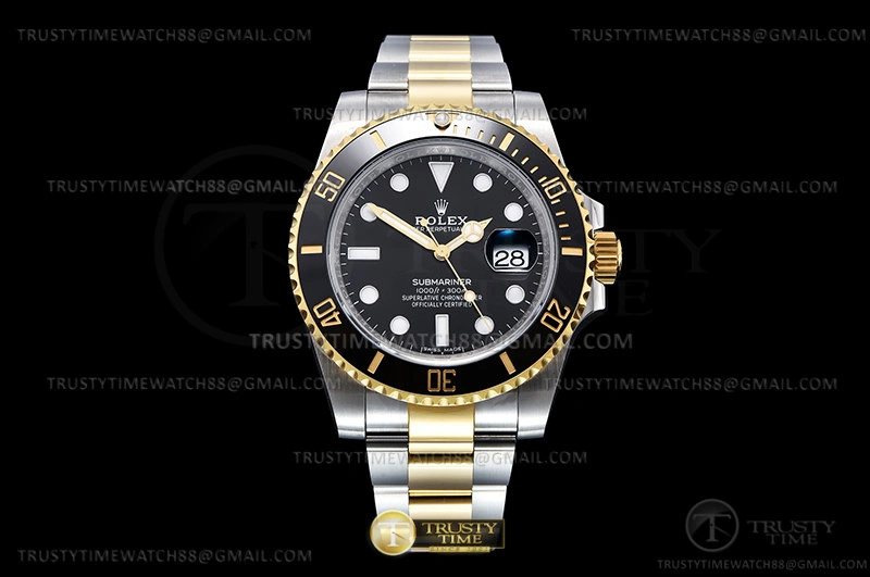 Submariner 116613LN 904L YG SS Black GMF V2 VR3135