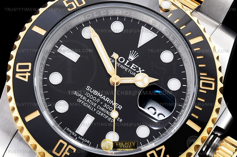 Submariner 116613LN 904L YG SS Black GMF V2 VR3135
