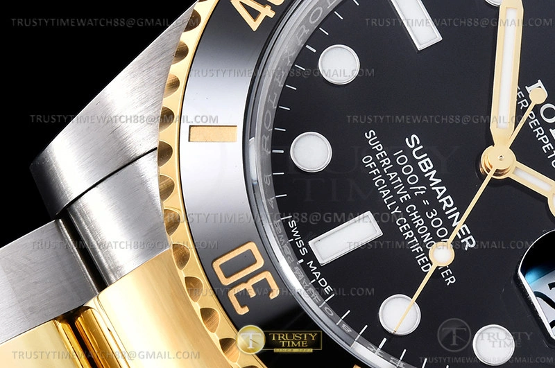 Submariner 116613LN 904L YG SS Black GMF V2 VR3135