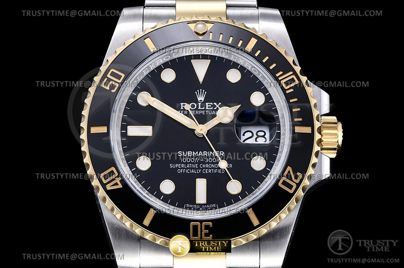 Submariner 116613LN 904L YG SS Blk CLEAN VR3135