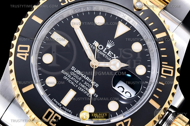 Hyperpeter Submariner 116613LN 904L YG SS Blk VSF VS3135