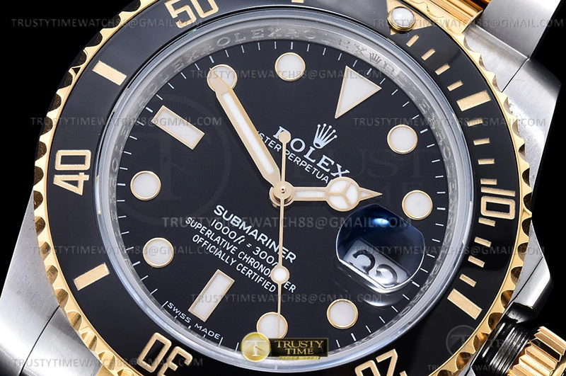 Submariner 116613LN Wrp 904 YG SS Blk KF VR3135