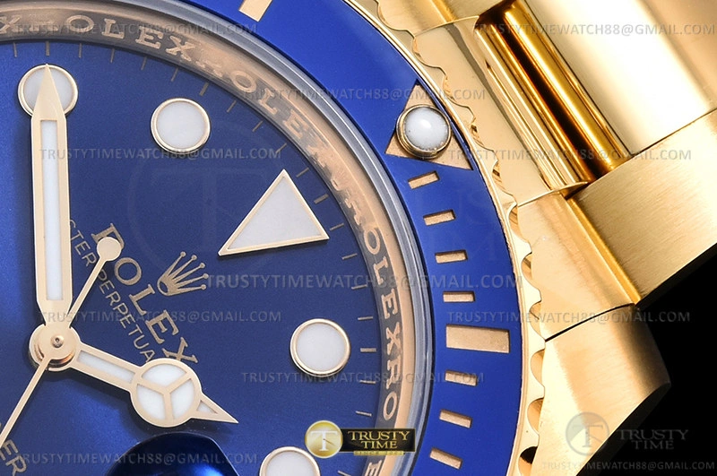 Submariner 116618LB Wrp 904 YG YG Blue KF VR3135