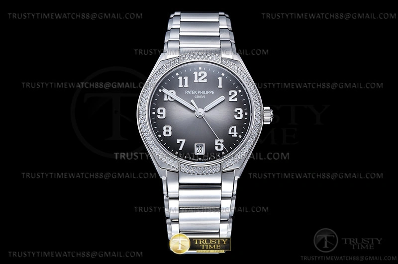 Twenty-4 Ladies Dia SS SS Grey Num PPF A324