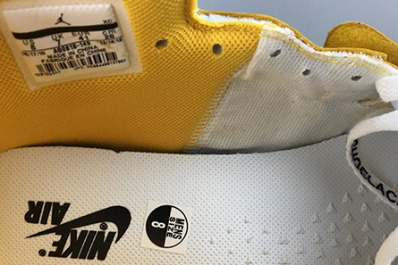 Lookalike 2019 AIR JORDAN 1 X OFF-WHITE NRG WHITE DARK POWDER YELLOW-CONE AQ0818-149 Practical 6483
