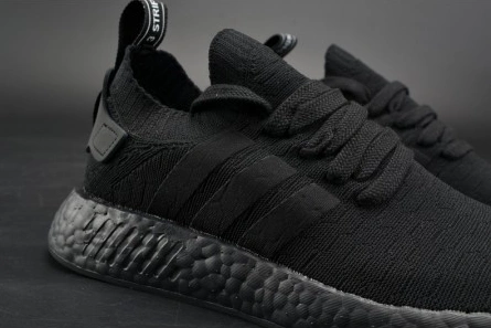 Modestly priced ADIDAS Originals NMD R2 Primeknit Triple Black Sneaker  BY9525 Reliable 6512