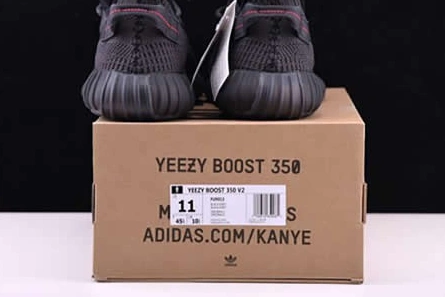 Non-authentic version ADIDAS YEEZY BOOST 350 V2 BLACK NON REFLECTIVE FU9006 HighQuality 7635