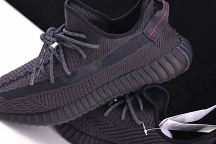 Non-authentic version ADIDAS YEEZY BOOST 350 V2 BLACK NON REFLECTIVE FU9006 HighQuality 7635