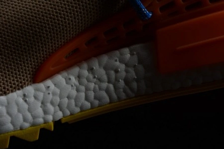 Fashion duplicate ADIDAS mens Pharrell x NMD Trail 'Human Race' Pale Nude AC7361 Vibrant 7111