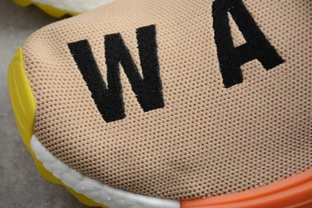 Fashion duplicate ADIDAS mens Pharrell x NMD Trail 'Human Race' Pale Nude AC7361 Vibrant 7111