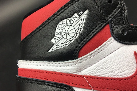 Mirror quality AIR JORDAN 1 BLACK WHITE GYM RED 555088-061 Compact 8794