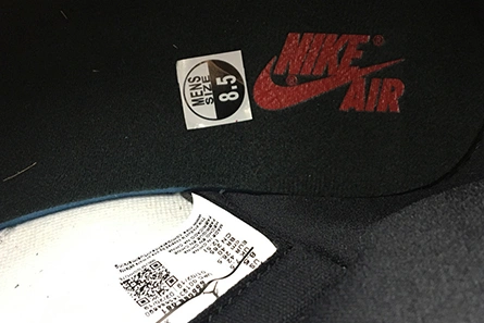 Mirror quality AIR JORDAN 1 BLACK WHITE GYM RED 555088-061 Compact 8794