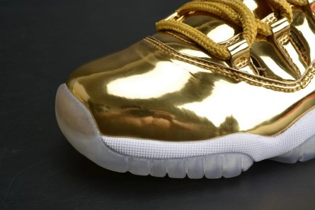 Designer inspired AIR JORDAN 11 RETRO P1NNACLE GOLD womens 378038-103 Reliable 5571