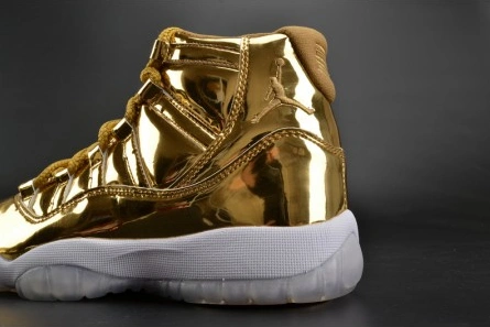 Designer inspired AIR JORDAN 11 RETRO P1NNACLE GOLD womens 378038-103 Reliable 5571