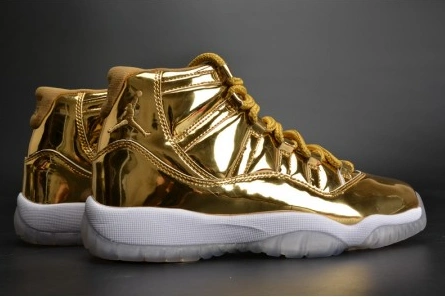 Designer inspired AIR JORDAN 11 RETRO P1NNACLE GOLD womens 378038-103 Reliable 5571