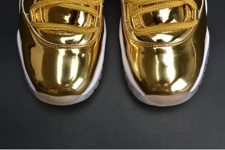 Designer inspired AIR JORDAN 11 RETRO P1NNACLE GOLD womens 378038-103 Reliable 5571