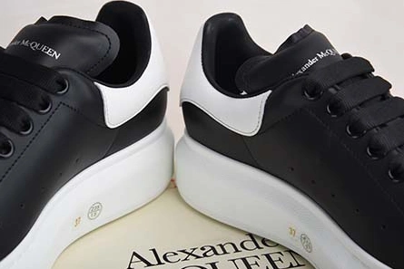 Deal-worthy ALEXANDER MCQUEEN SOLE SNEAKERS -462214-WHGP7-9374 BLACK AND WHITE Fashionable 3222