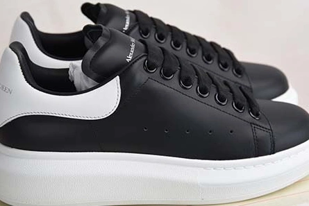 Deal-worthy ALEXANDER MCQUEEN SOLE SNEAKERS -462214-WHGP7-9374 BLACK AND WHITE Fashionable 3222