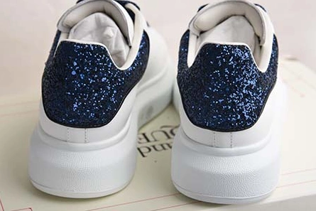 ALEXANDER MCQUEEN SOLE SNEAKERS -462214-WHGP7-9374 BLUE SEQUINS AllSeason 2334