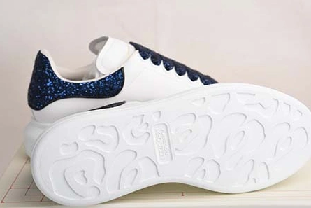 Budget-friendly ALEXANDER MCQUEEN SOLE SNEAKERS -462214-WHGP7-9374 BLUE SEQUINS AllSeason 2334