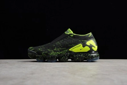 Parallel design Acronym Nike Mens Air VaporMax Moc 2 Black Volt AQ0996-007 Unique 3752