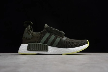 Deal-worthy Adidas  Mens NMD R1 Running shoes khaki green CQ2414 Soft 7979