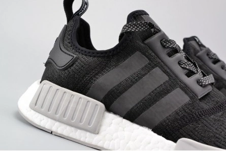 Luxury copy Adidas NMD R1 Core Black Grey White Two Reflective  MENS CQ0759 Durable 5325