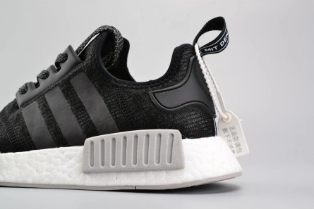 Luxury copy Adidas NMD R1 Core Black Grey White Two Reflective  MENS CQ0759 Durable 5325