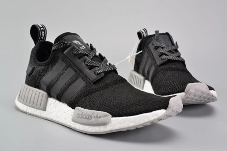 Luxury copy Adidas NMD R1 Core Black Grey White Two Reflective  MENS CQ0759 Durable 5325