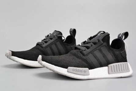 Luxury copy Adidas NMD R1 Core Black Grey White Two Reflective  MENS CQ0759 Durable 5325