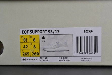 Savvy-priced Adidas Originals  EQT SUPPORT 93 17 CREAM Running Shoes  MENS BZ0586 Compact 9019