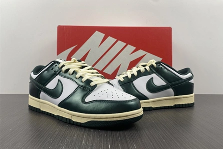 High-tier replica Affordable 1370 Nike Dunk Low Vintage Green (W) DQ8580-100