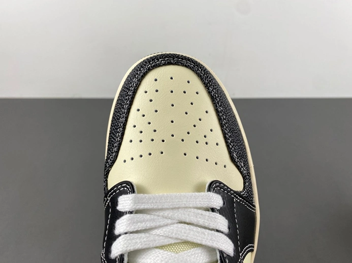 Replica Affordable 3395 Jordan 1 Low SE Coconut Milk Black Muslin HQ3437-101