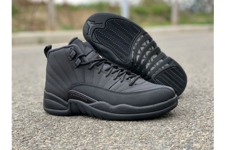 Clone Affordable 3936 Air Jordan 12 Winterized Black Anthracite BQ6851-001
