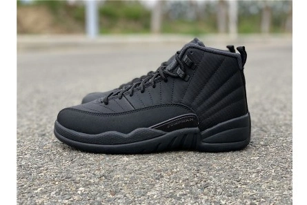 Affordable 3936 Air Jordan 12 Winterized Black Anthracite BQ6851-001